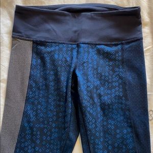 Lululemon sashiko patchwork leggings 7/8